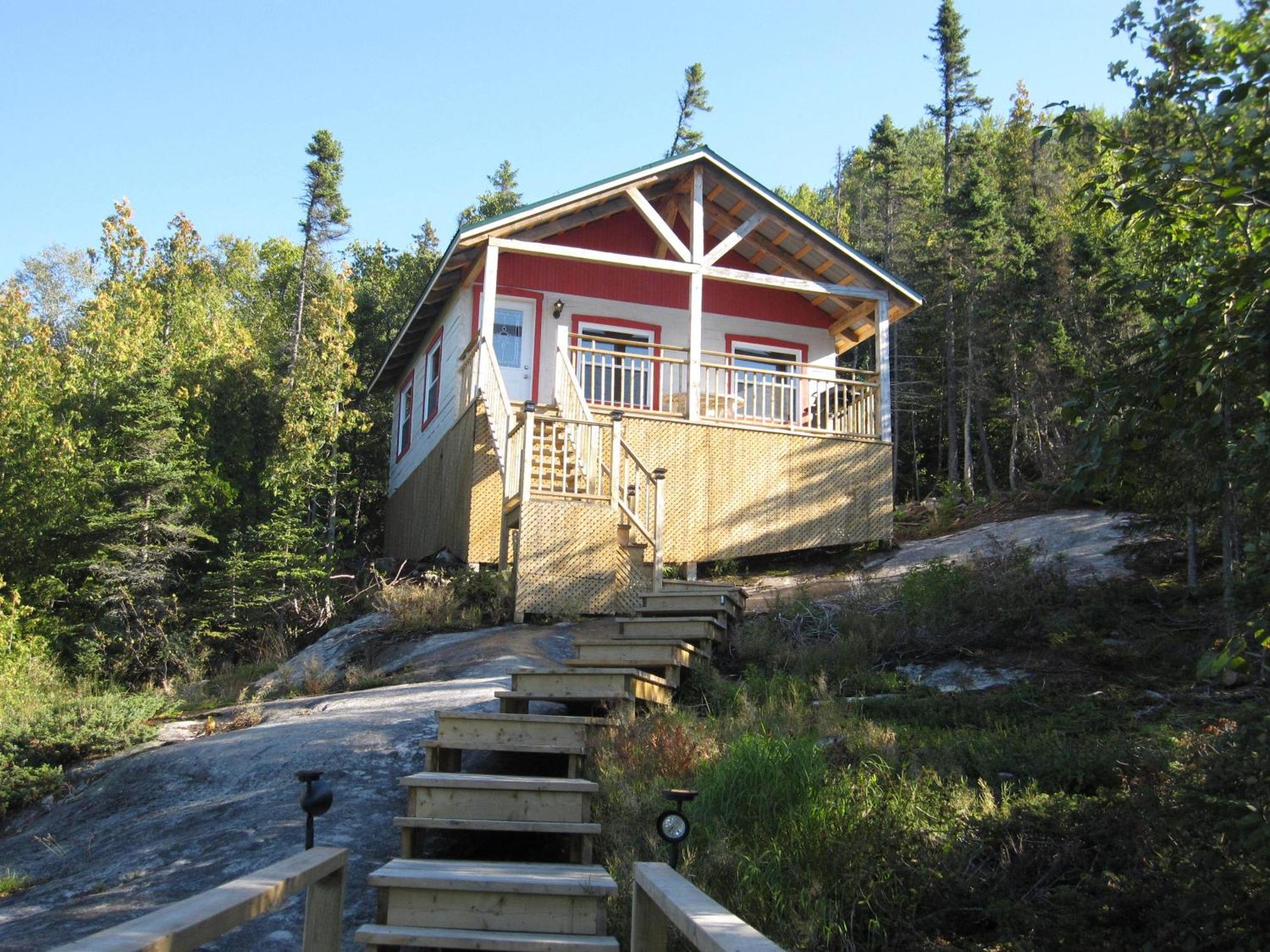 Chalet De La Montagne Villa Tadoussac Buitenkant foto